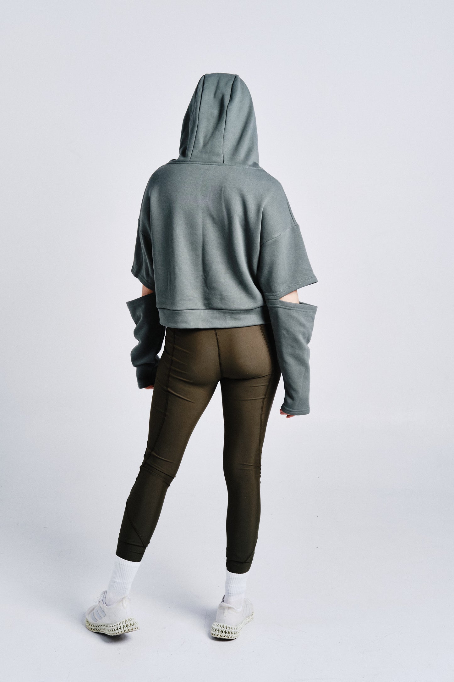 Elbow-Slit Hoodie